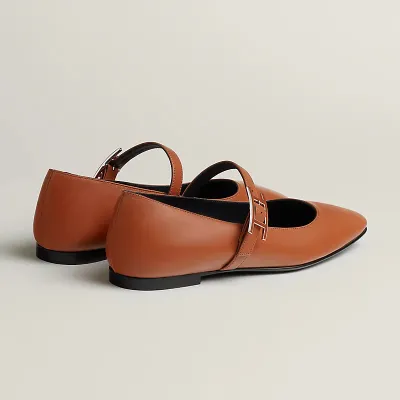 HERMES Jane Brown Ballet Shoes