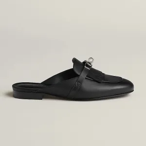 HERMES Oz Mule black Slippers