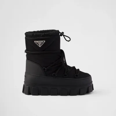 PRADA Re-nylon gabardine ski boots