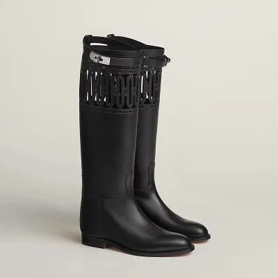 HERMES Jumping  Black boots