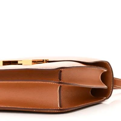 Hermès Constance 24 Brown Evercolor Leather Gold Hardware