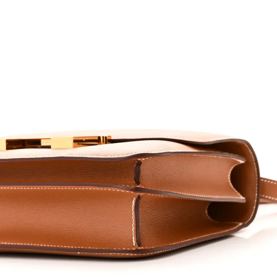 Hermès Constance 24 Brown Evercolor Leather Gold Hardware