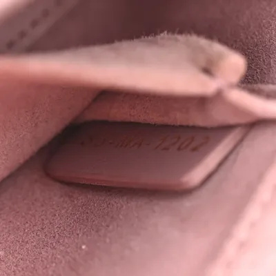 Dior Small Lady D-Joy Peony Pink Cannage Lambskin Leather Gold Hardware