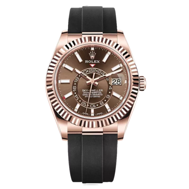 Sky-Dweller Oyster Everose gold 42mm