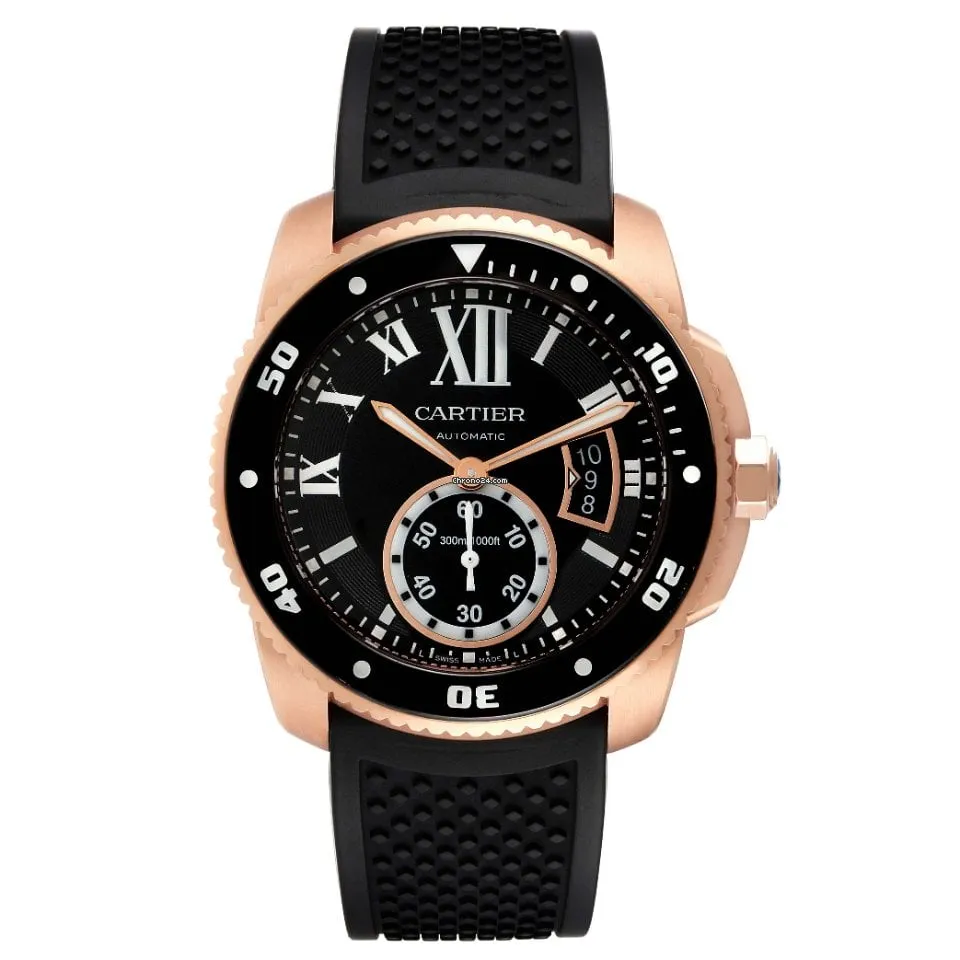 Calibre Rose Gold Black 42mm