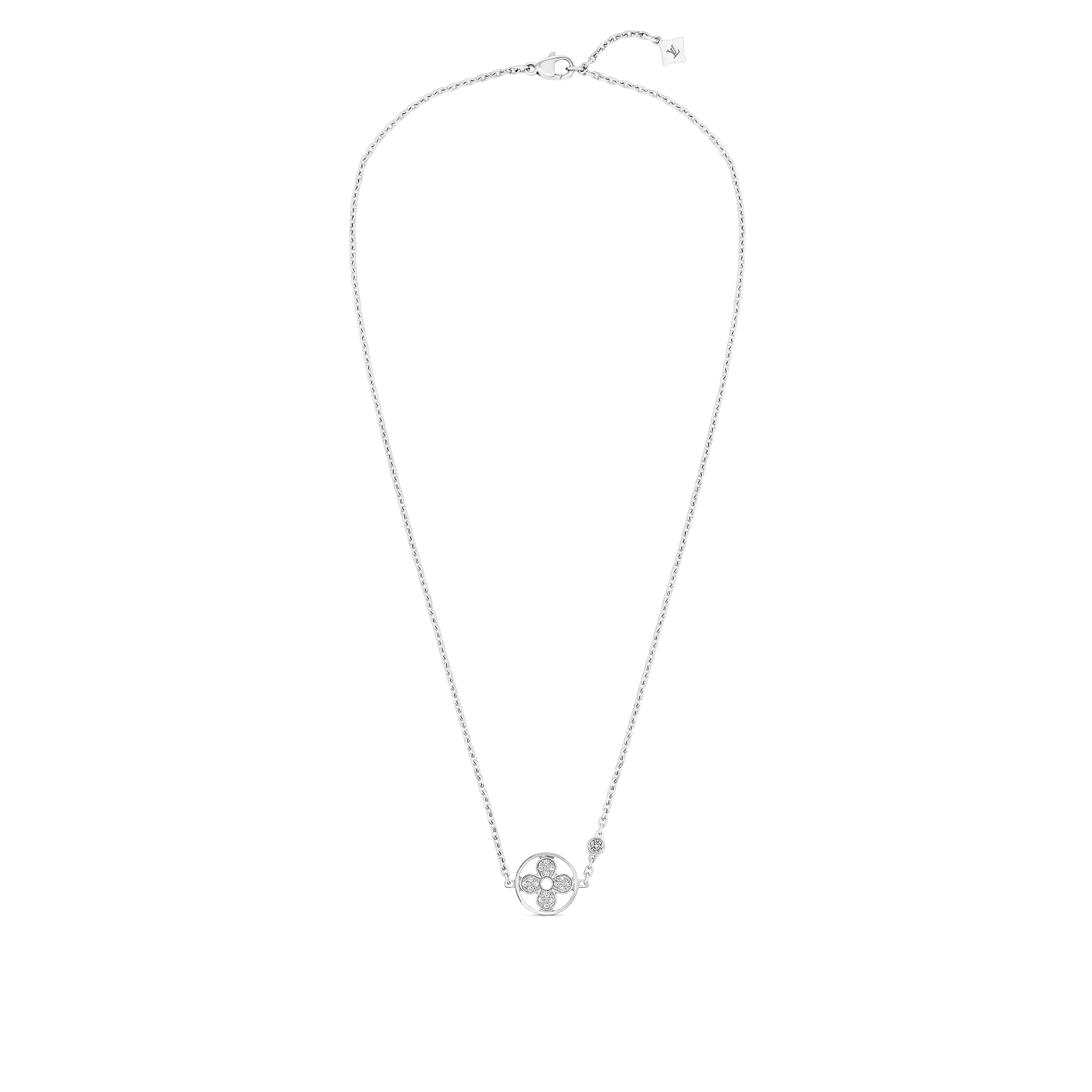 Idylle Blossom White Gold and Diamond Pendant