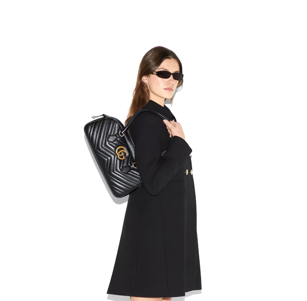 GG MARMONT MEDIUM TOP HANDLE BAG