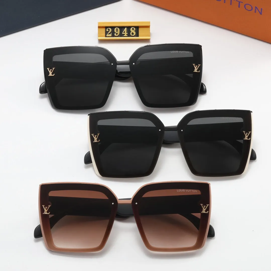 3 color fashion four-leaf clover print temple polarized sunglasses