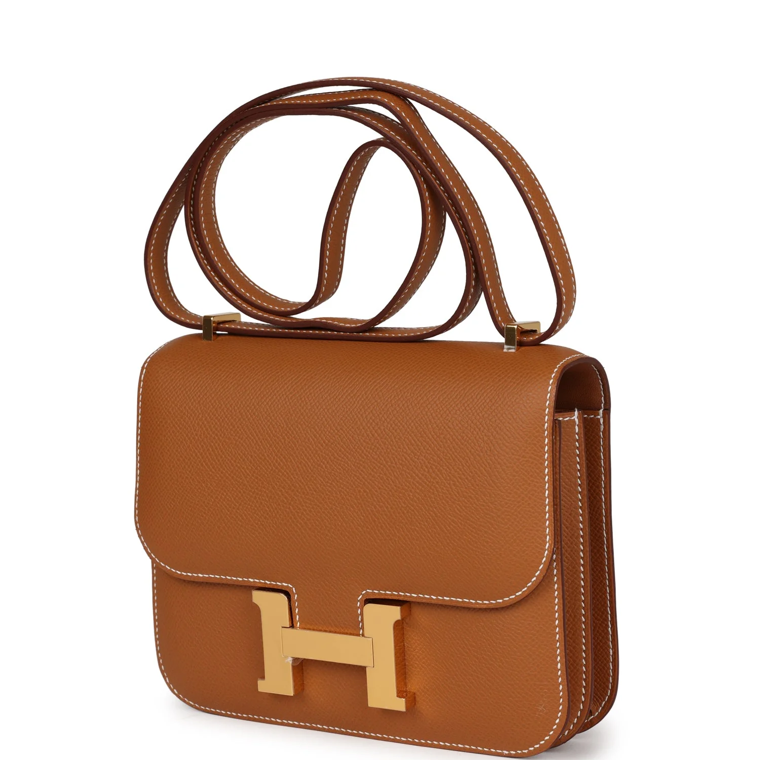 Hermes Constance 1-18 Gold Epsom Gold Hardware
