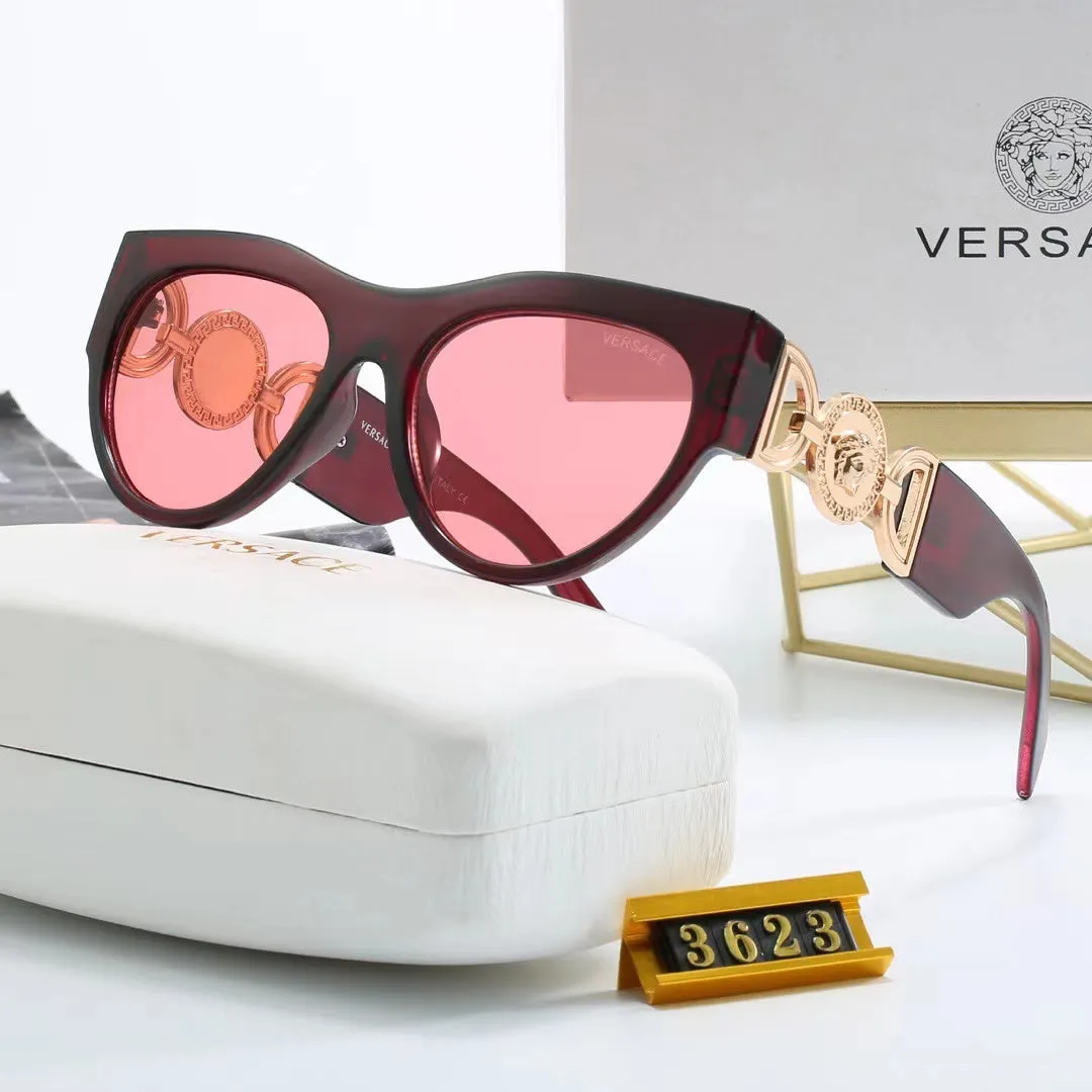 5-color fashionable VE letter sunglasses