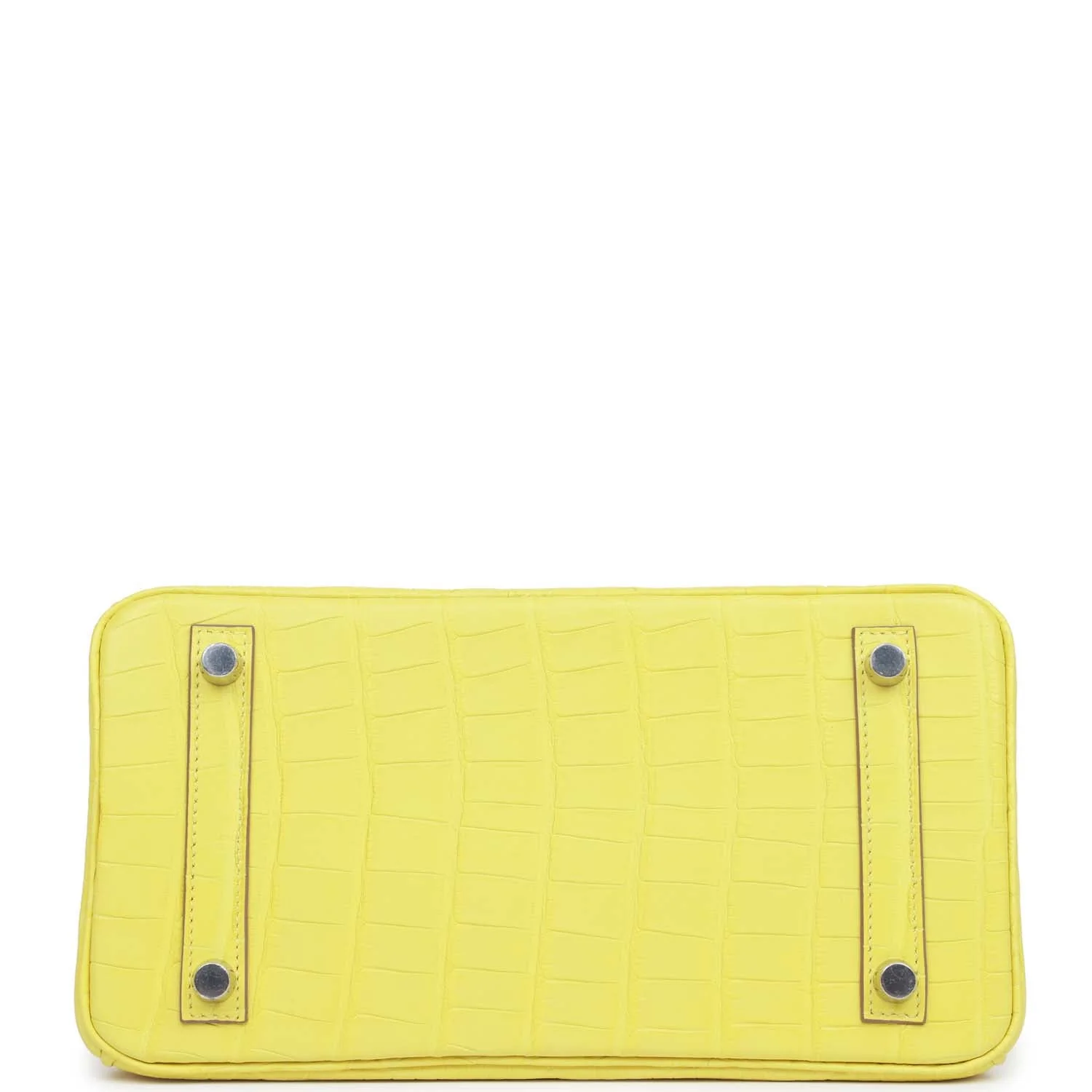 Hermes Birkin 25 Lime Matte Alligator Palladium Hardware