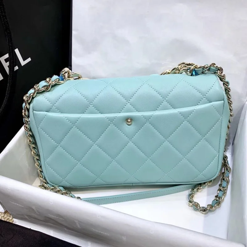 Chanel Flap Bag With Large Bi-Color Chain As1353