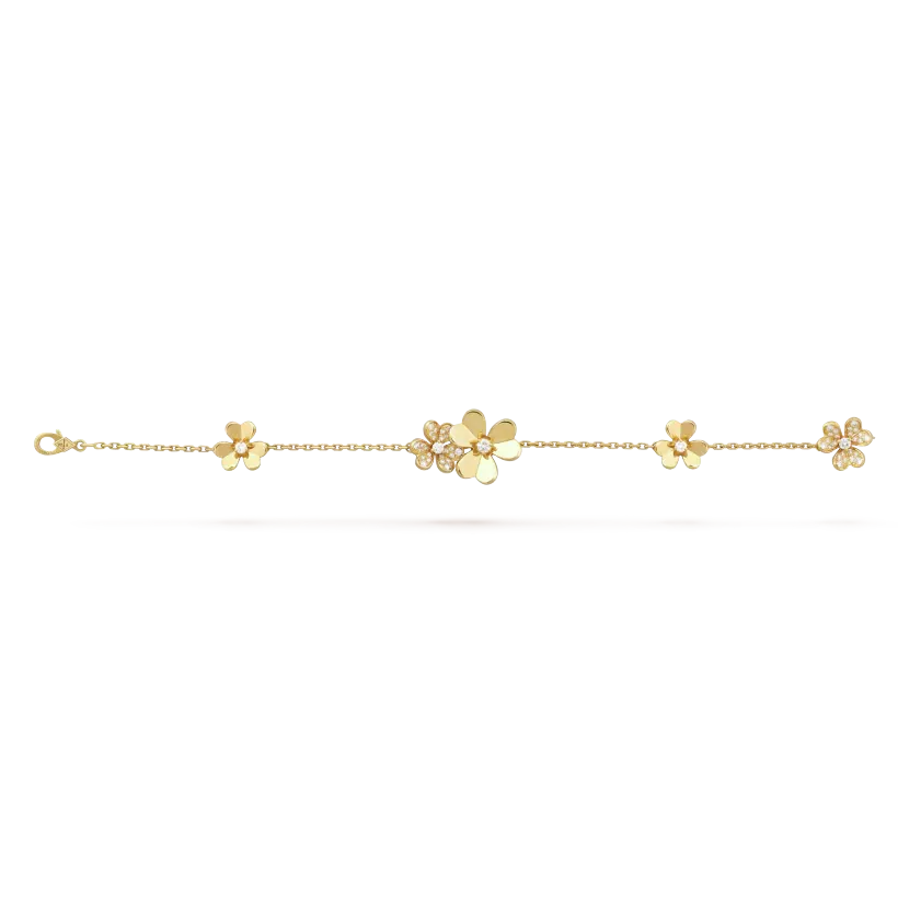 Frivole bracelet, 5 flowers