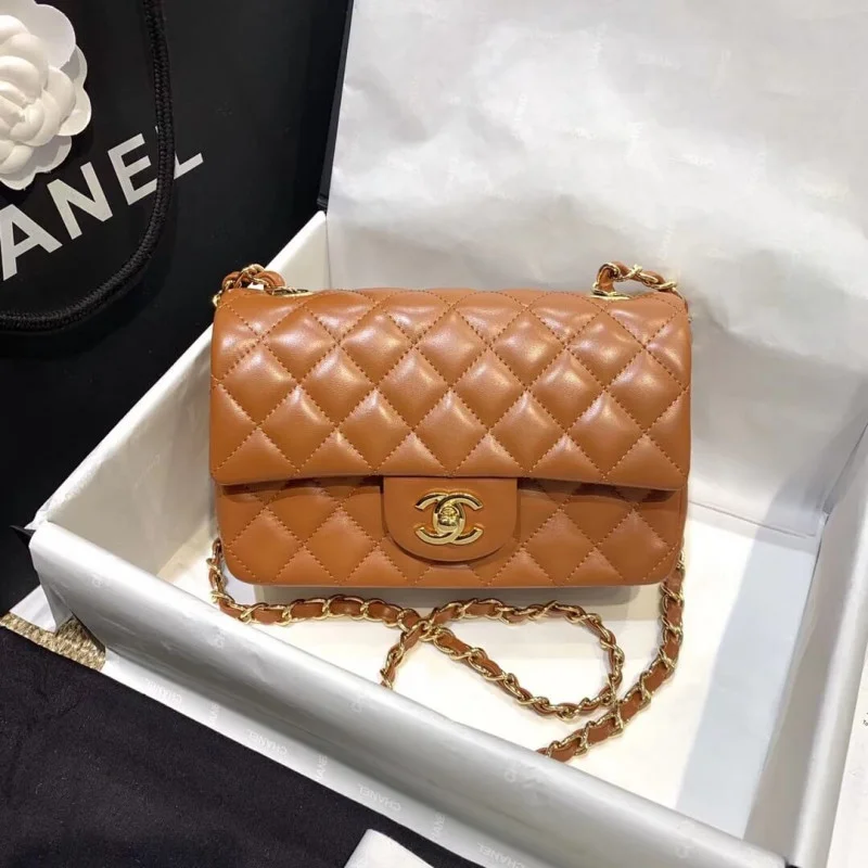 Chanel Lambskin 20Cm Class-Flap Bag 1116