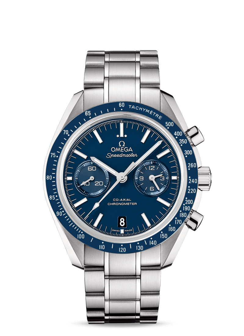 Speedmaster TWO COUNTERS Titanium Blue 44.25mm
