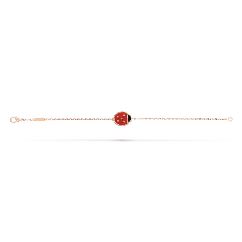 Lucky Spring bracelet, ladybug with closed wings
