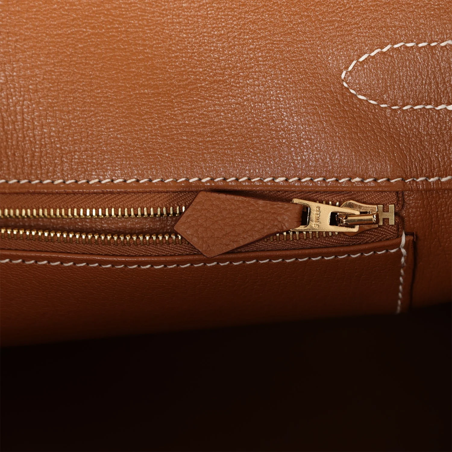 Pre-owned Hermes Birkin 35 Gold Togo Gold Hardware