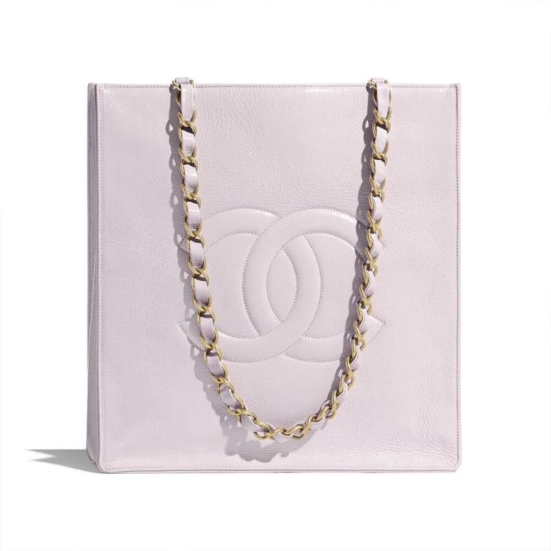 Chanel Shiny Aged Calfskin Shopping Bag As1945