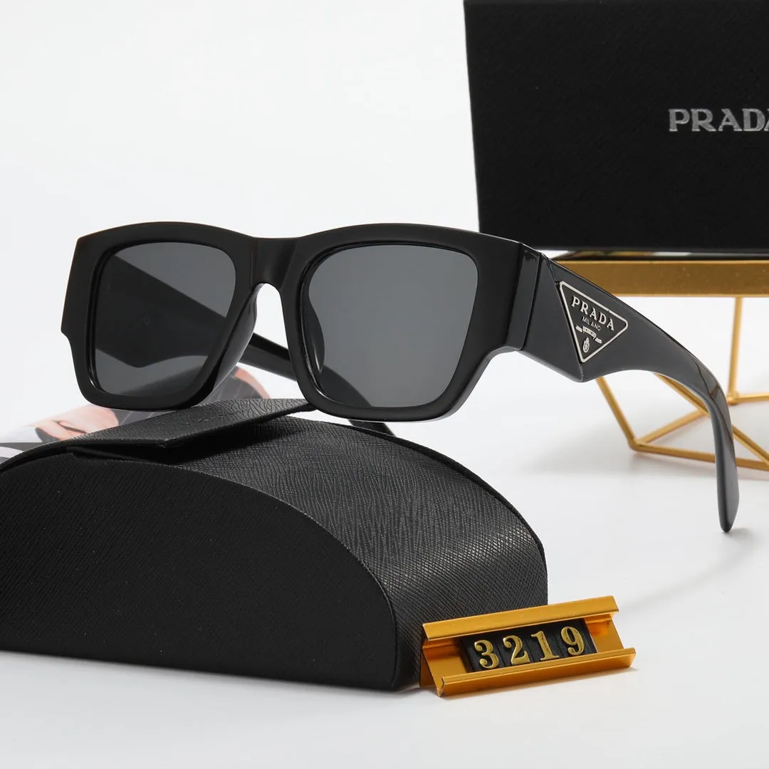6 colors fashion black and white two-color letter polarized sunglasses