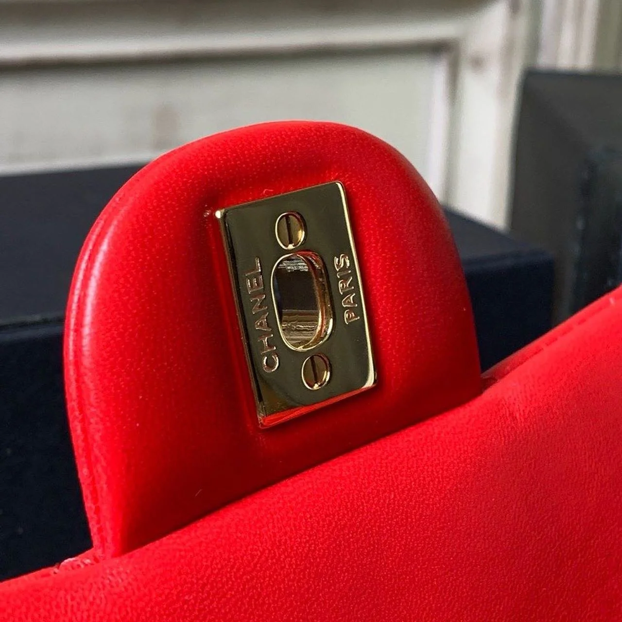 Chanel Mini Flap Bag Red For Women, Women’s Bags, Women’s Bag, Shoulder And Crossbody 7.8in/20cm A69900