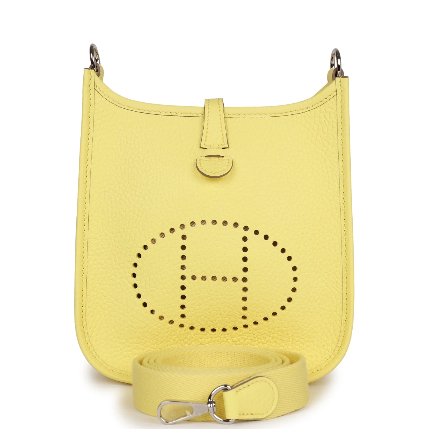 Hermes Evelyne TPM Limoncello Clemence Palladium Hardware