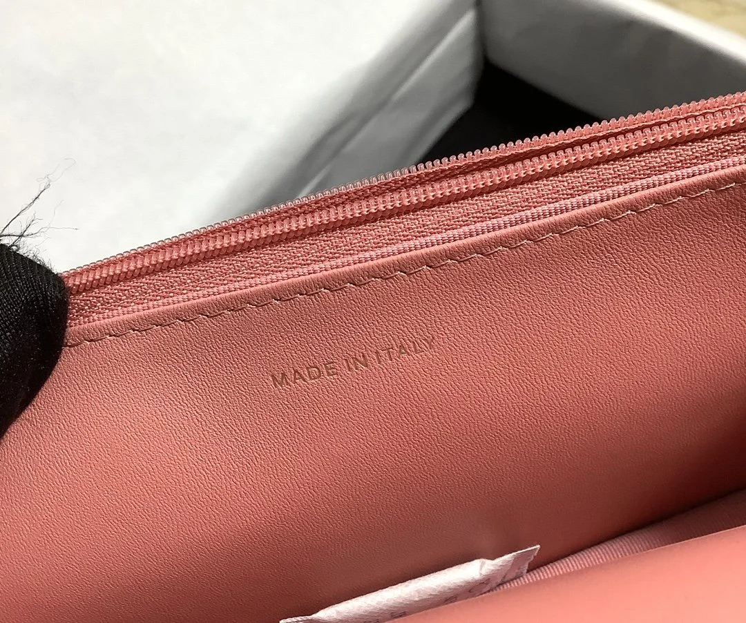 Chanel Hand-Held Oblique Cross Bag Pink For Women, Women’s Bags 6.7in/19cm