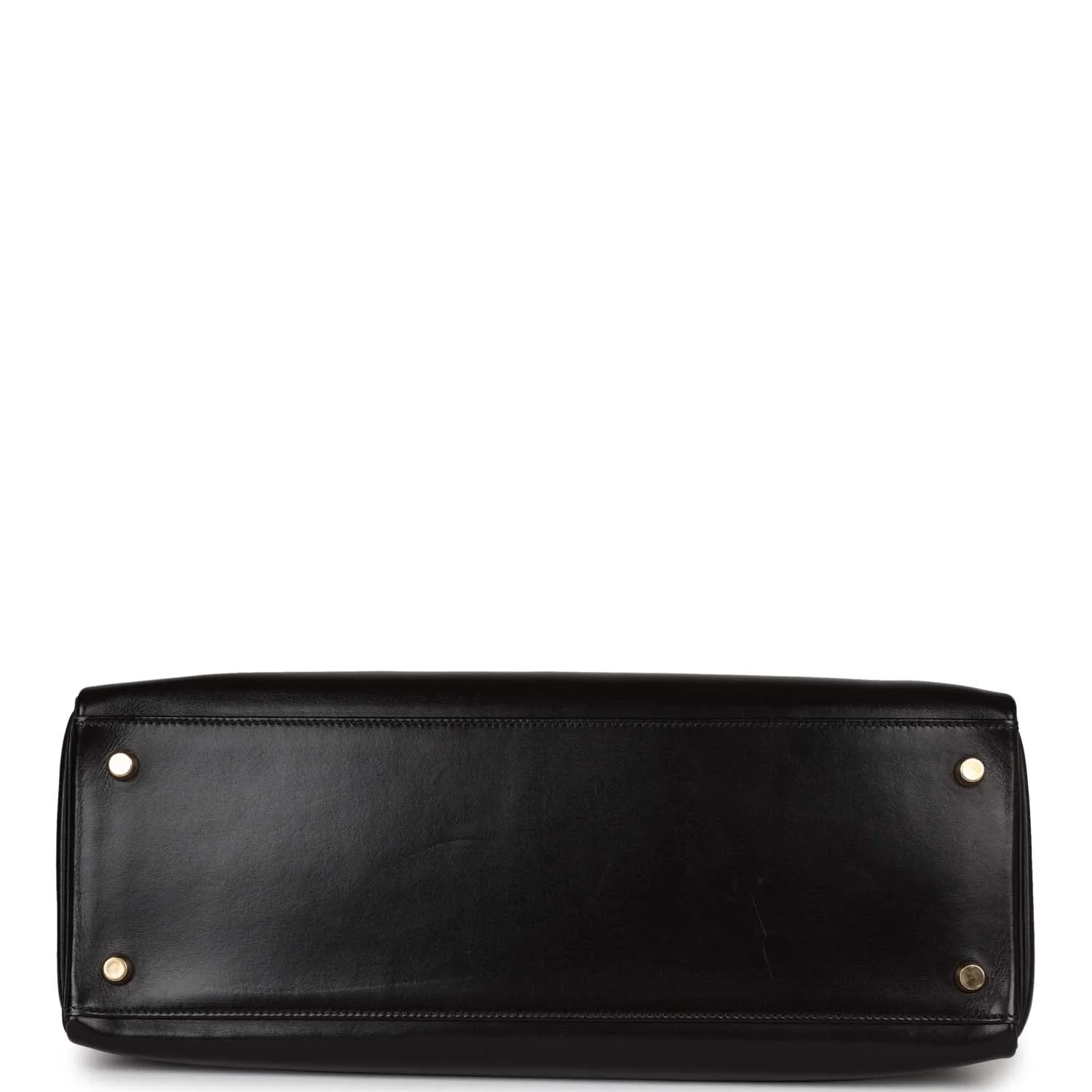 Hermes Kelly 35 Retourne Black Box Gold Hardware