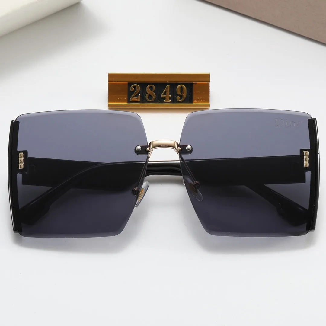 6 Colors Fashion Frameless Square Polarized Sunglasses