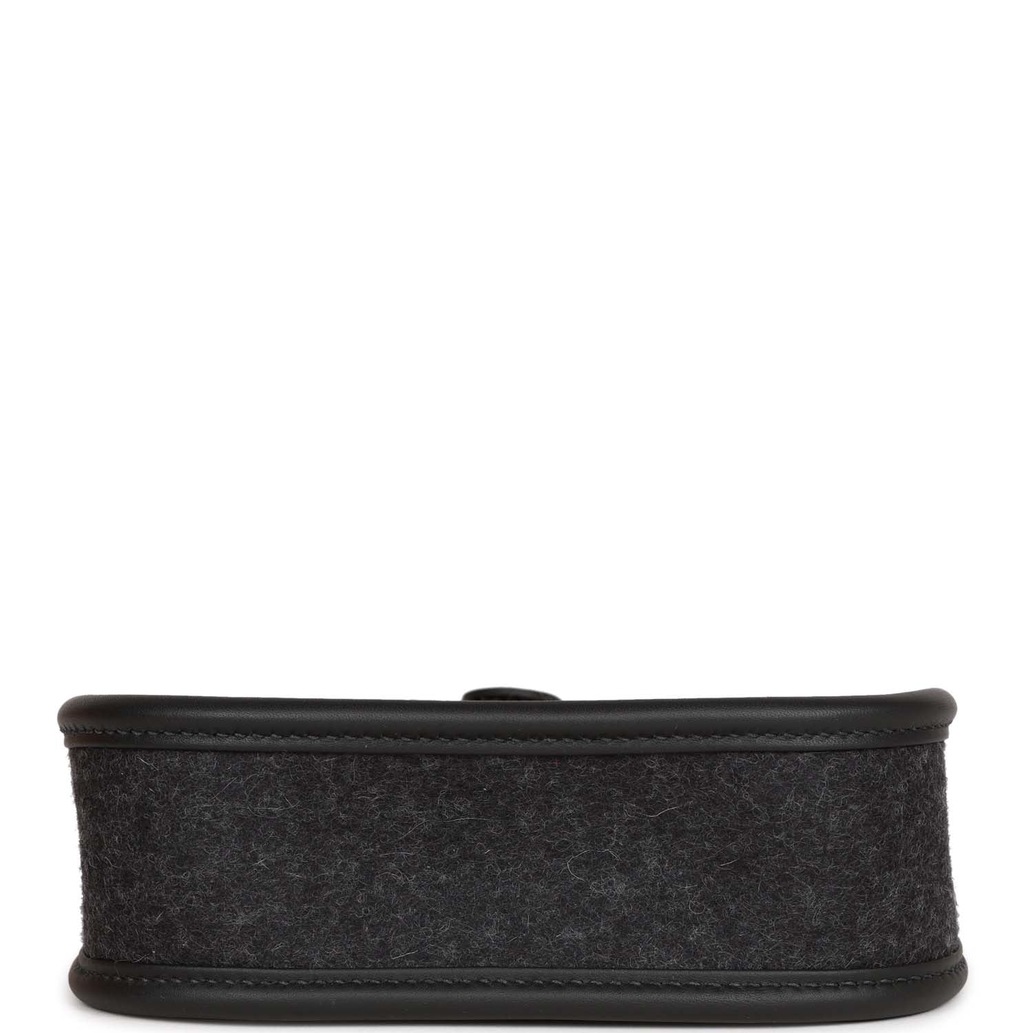 Hermes Evelyne TPM Graphite Feutre and Black Swift Palladium Hardware