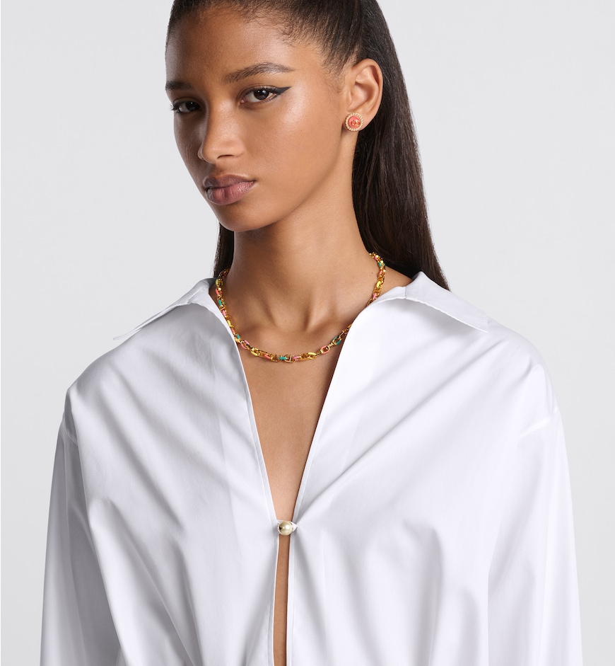 Petit CD Baroque Stud Earrings