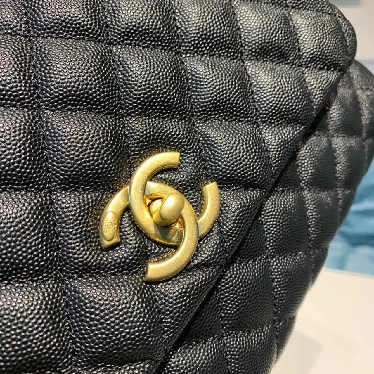 Chanel Large Flap Bag With Top Handle Black For Women, Womens Handbags, Shoulder And Crossbody Bags 11in/28cm A92991