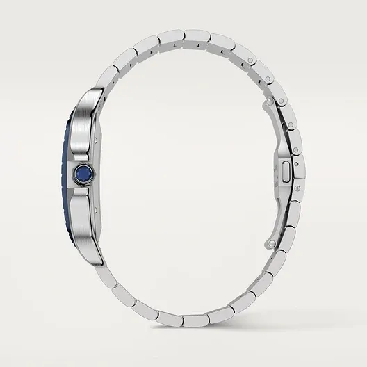 SANTOS Blue PVD Bezel 39.8mm