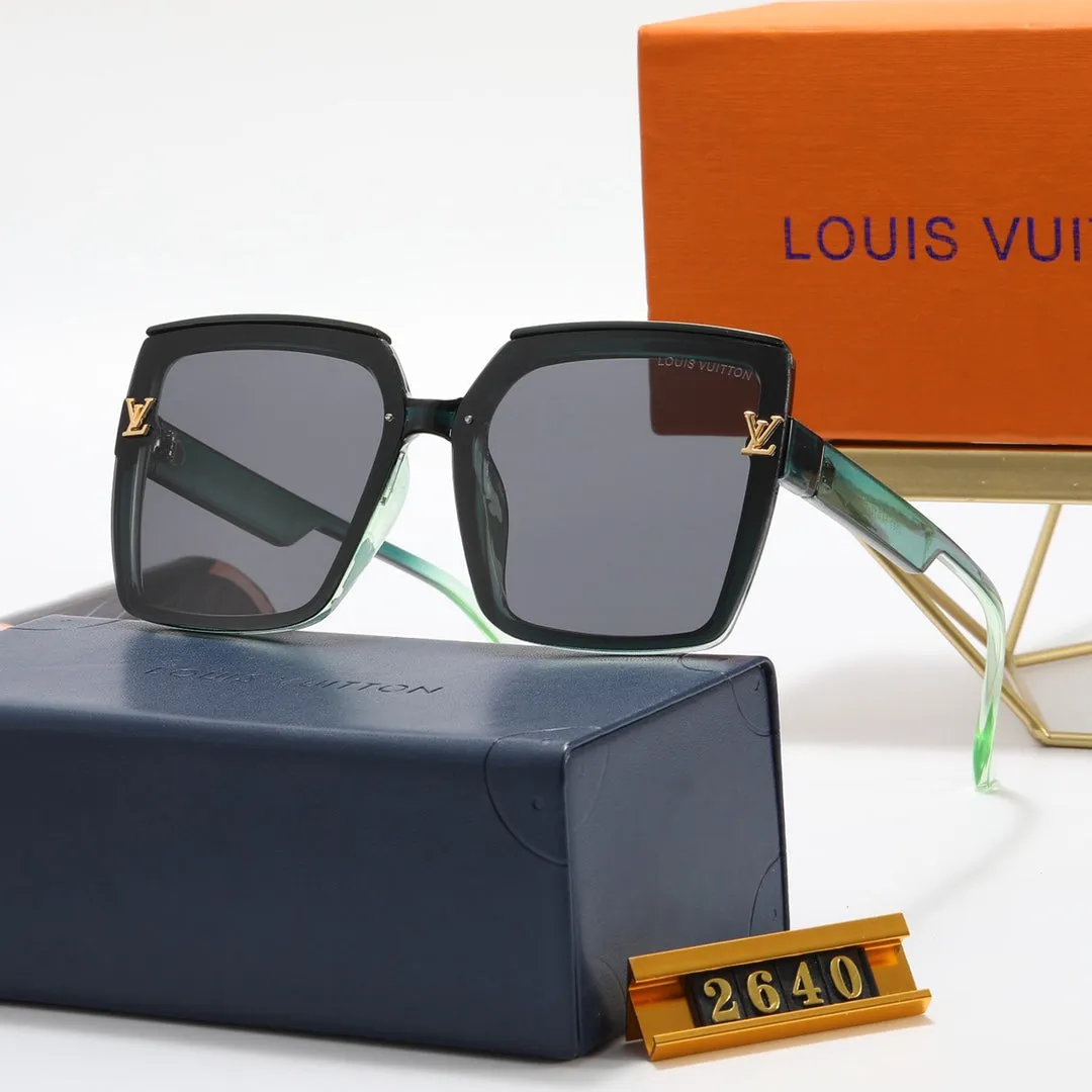 5 colors fashion simple two-color stitching polarized sunglasses