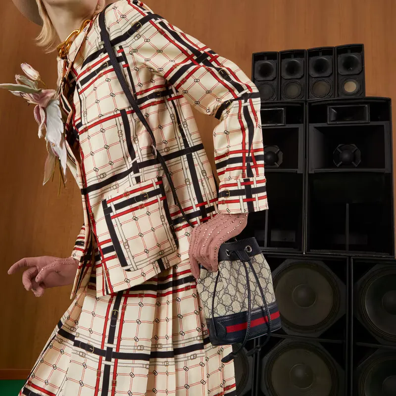 Ophidia mini G bucket bag