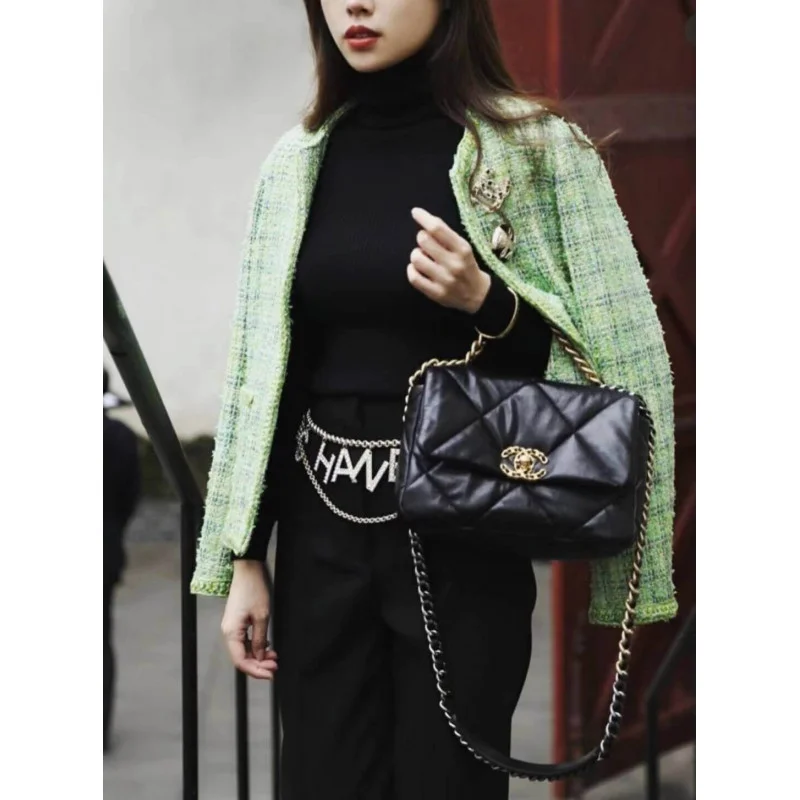 Chanel 19 Large Lambskin Flap Bag As1161