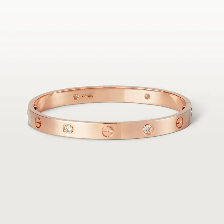 LOVE BRACELET, 4 DIAMONDS