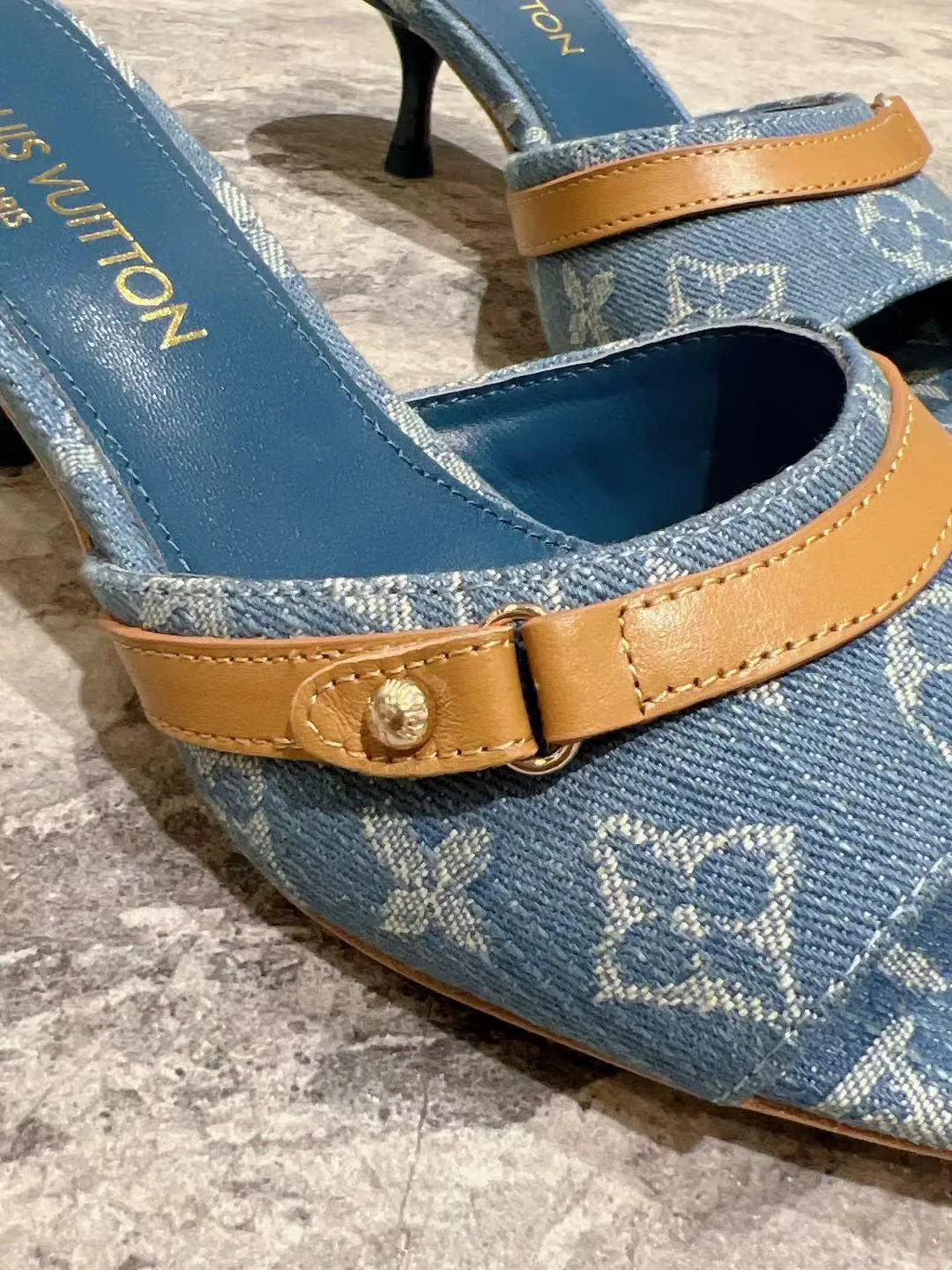 Louis ss24 new arrival denim shoes