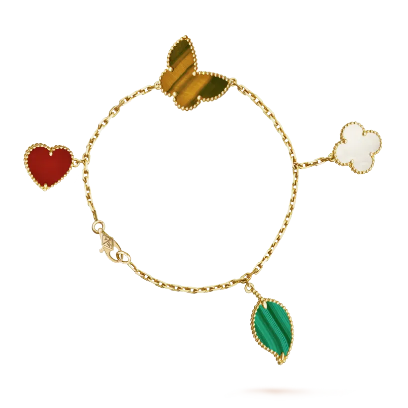 Lucky Alhambra Bracelet, 4 Charms