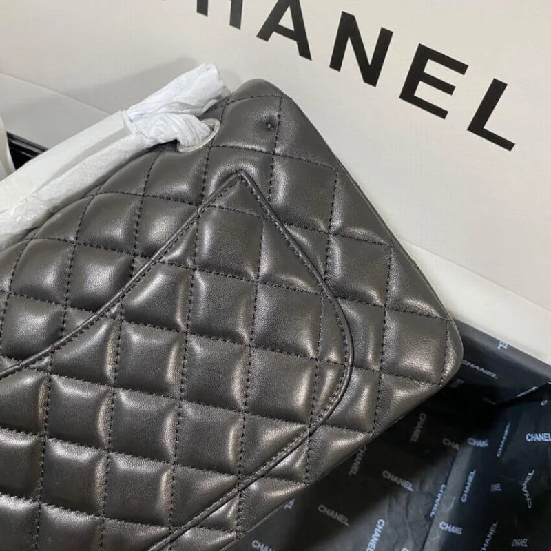 Chanel Small Class-Double Flap Bag A01113 In Lambskin