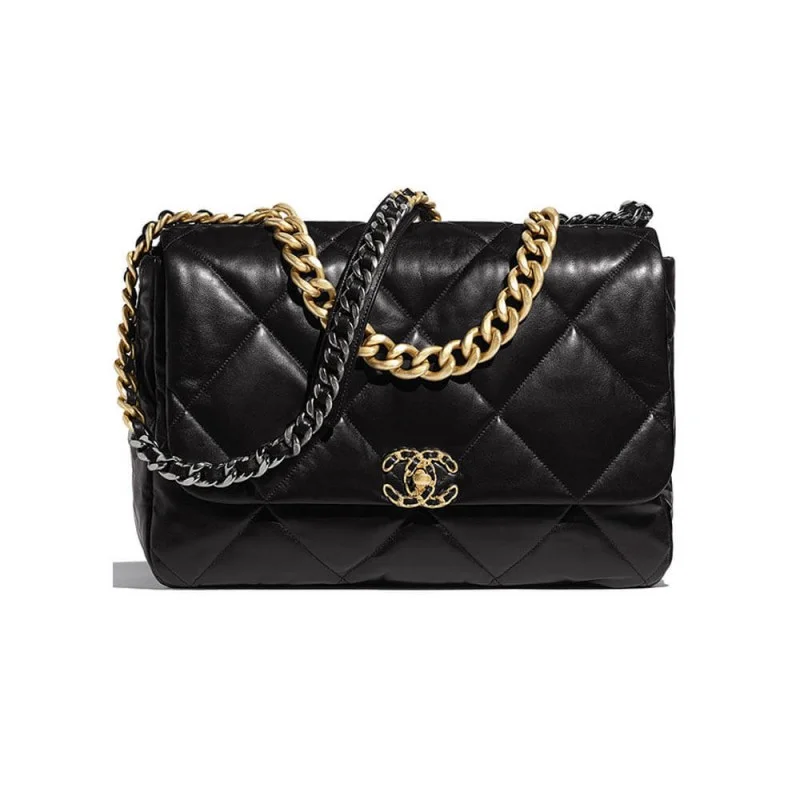 Chanel 19 Large Lambskin Flap Bag As1161