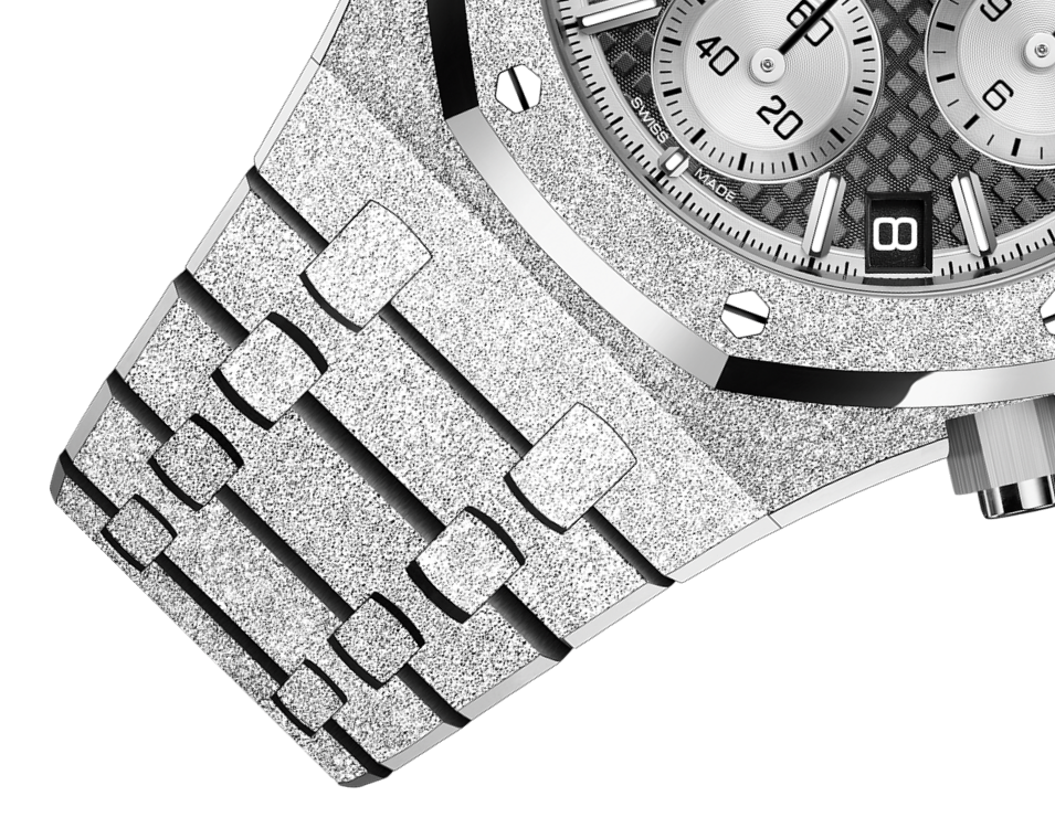 ROYAL OAK FROSTED GOLD CHRONOGRAPH Black Dial 41mm