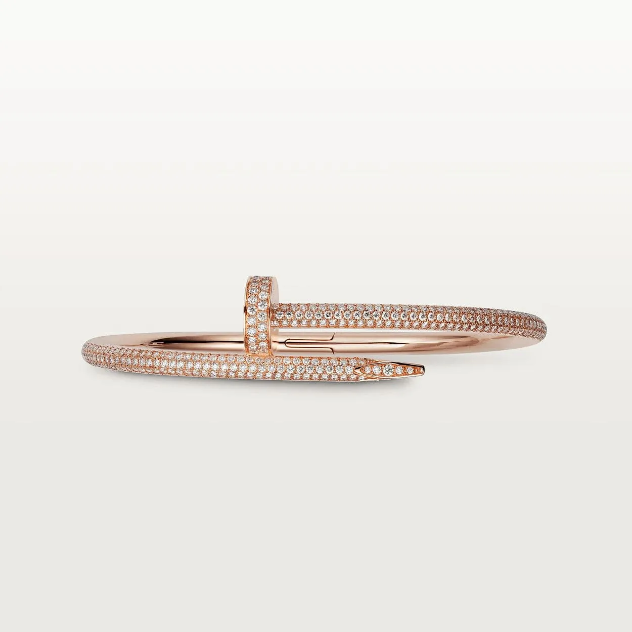 car Inspired Juste Un Clou Nail Screw Bracelet With Full Diamond Paved
