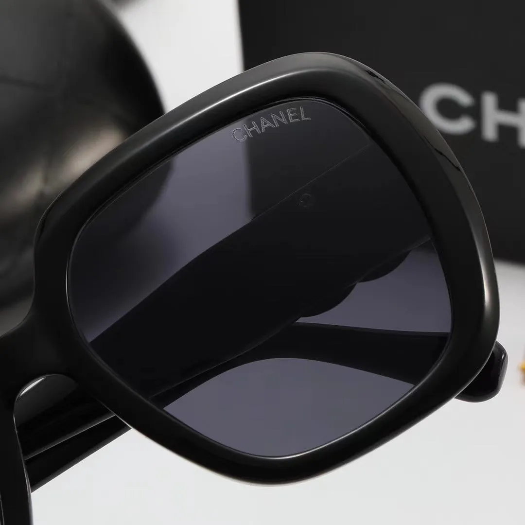 6-color fashion double C letter sunglasses