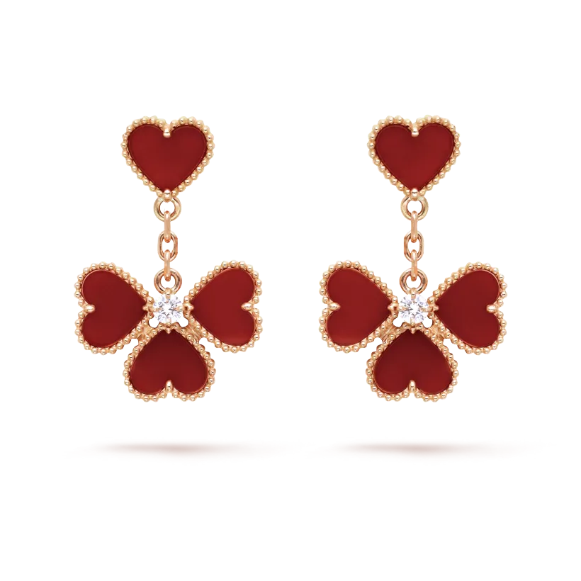 Sweet Alhambra Effeuillage earrings