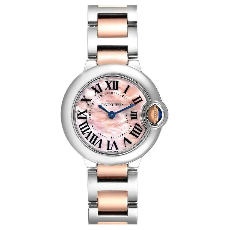 BALLON BLEU Pink Mother of Pearl Dial 28mm