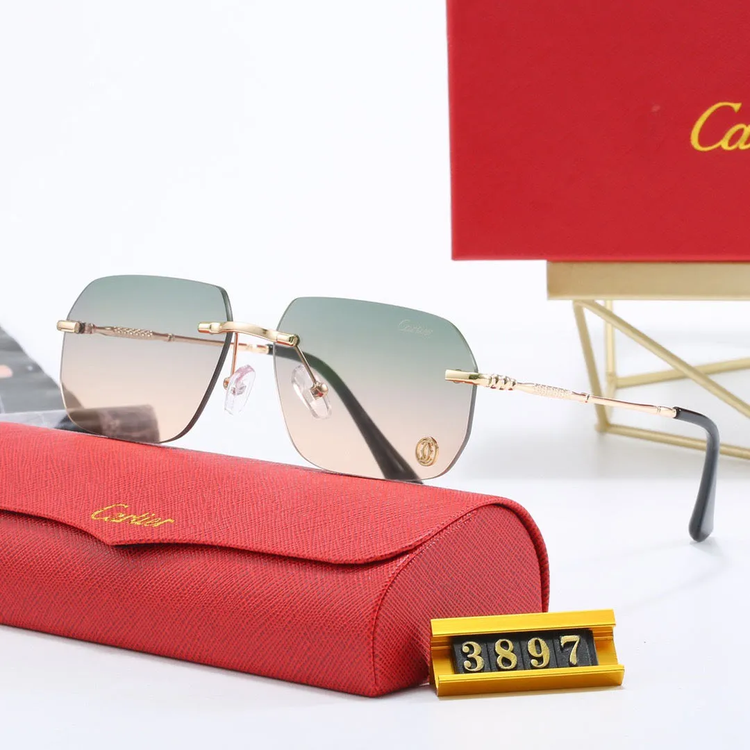 8-color fashionable CA letter sunglasses