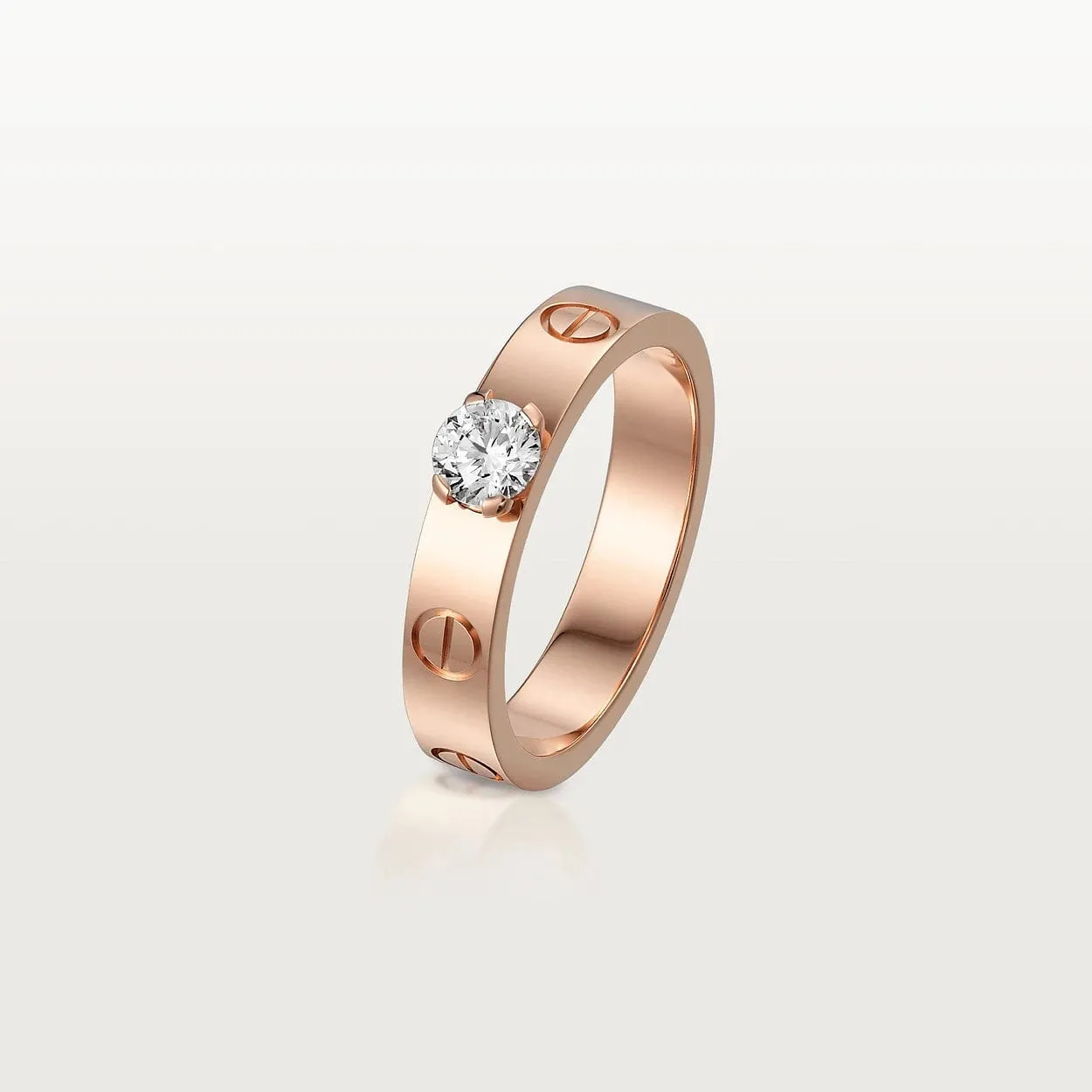 car The LOVE SOLITAIRE Ring With Diamond