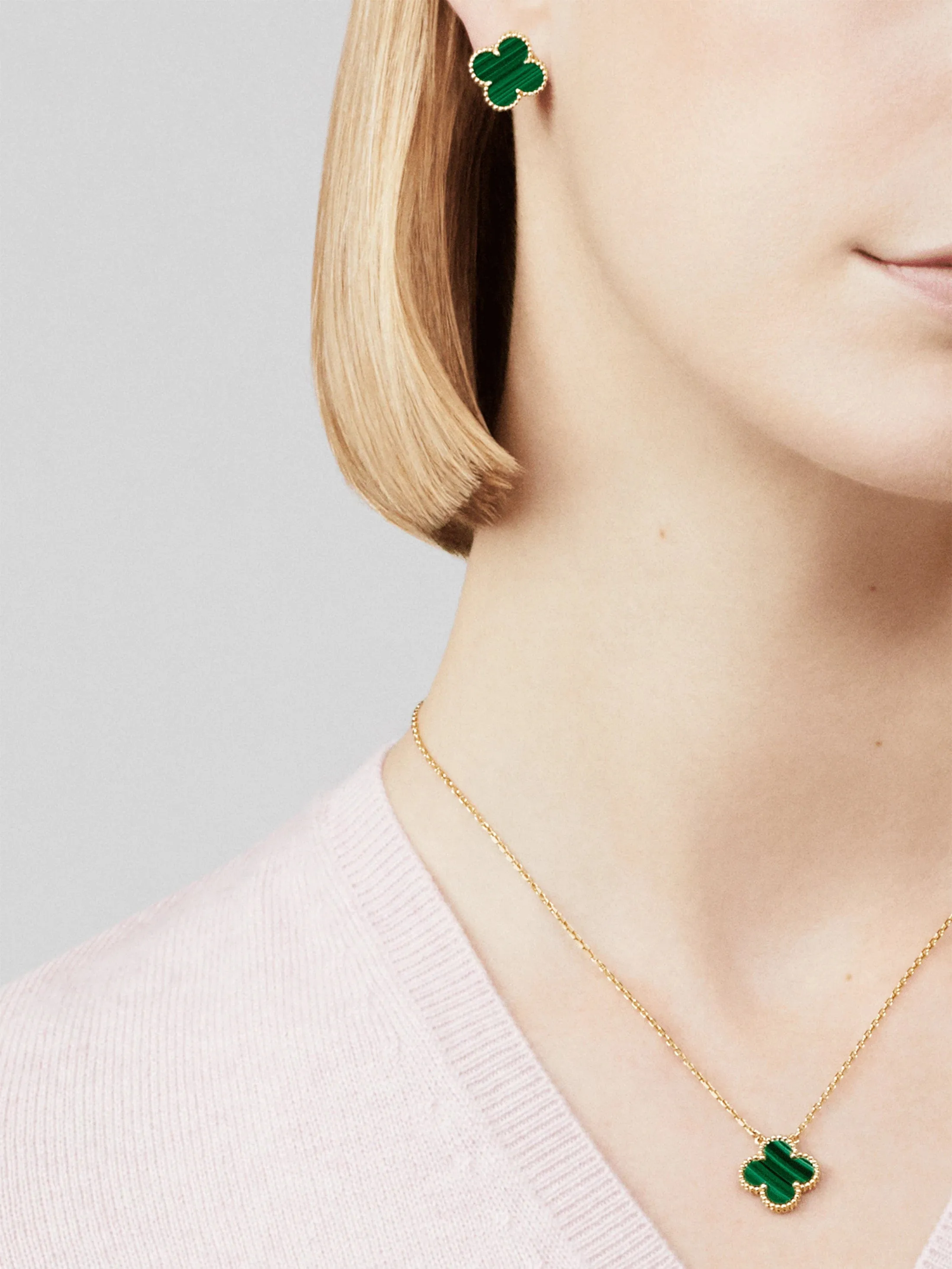 Inspired VA Sweet Alhambra Clover Leaf Necklace