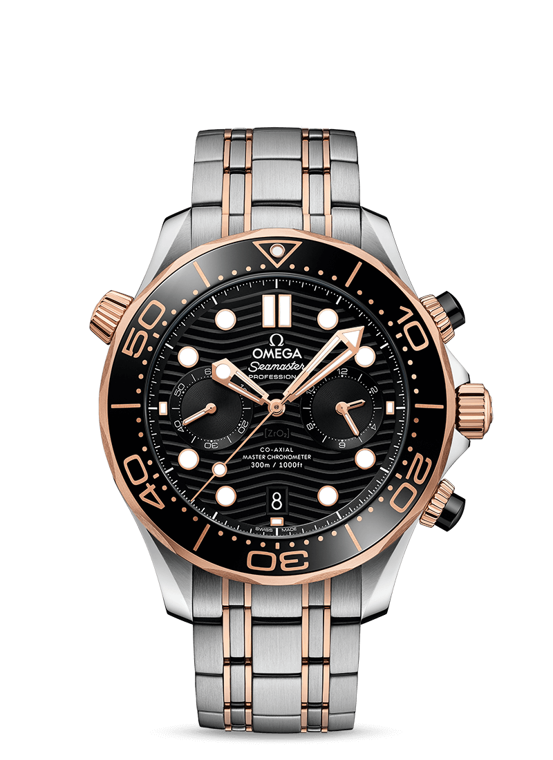 Seamaster Diver 300m CHRONOGRAPH SednaTM Gold Black 44mm