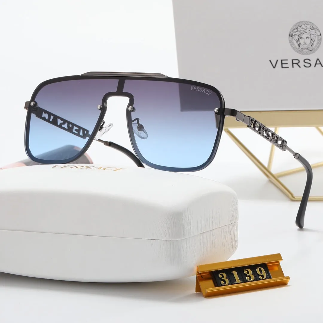 5 Color Fashion Printed Lens Letter Temple Polarized Sunglasses